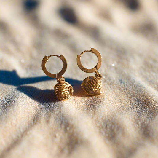 Golden Fish Earrings